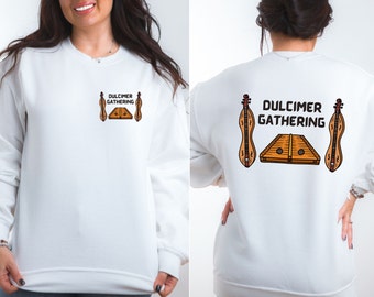 Dulcimer Sweatshirt Jersey Sweatshirts Mountain Dulcimer Hammered Dulcimer Gathering Shirt Dulcimer Lover Group Tee Music Instrument Top