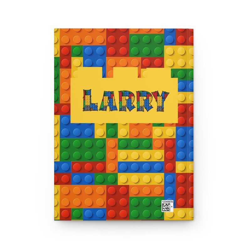 Personalized Building Block Notebook: Kids Hardcover Journal - Etsy