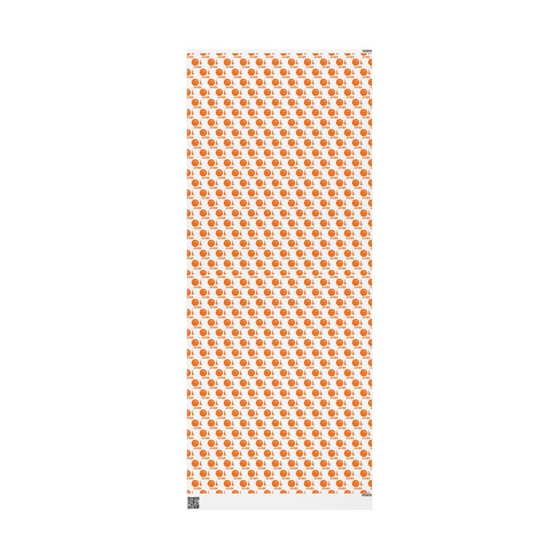 Personalized Basketball Wrapping Paper: Sports Fan Gift Wrap image 7