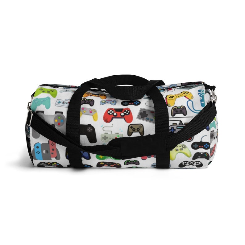 Video Game Duffle Bag Gift for Him Gym Bags Gamer Gift Gaming Game Controller Travel Sack Weekender Backpack Birthday School Supplies Duffel image 7