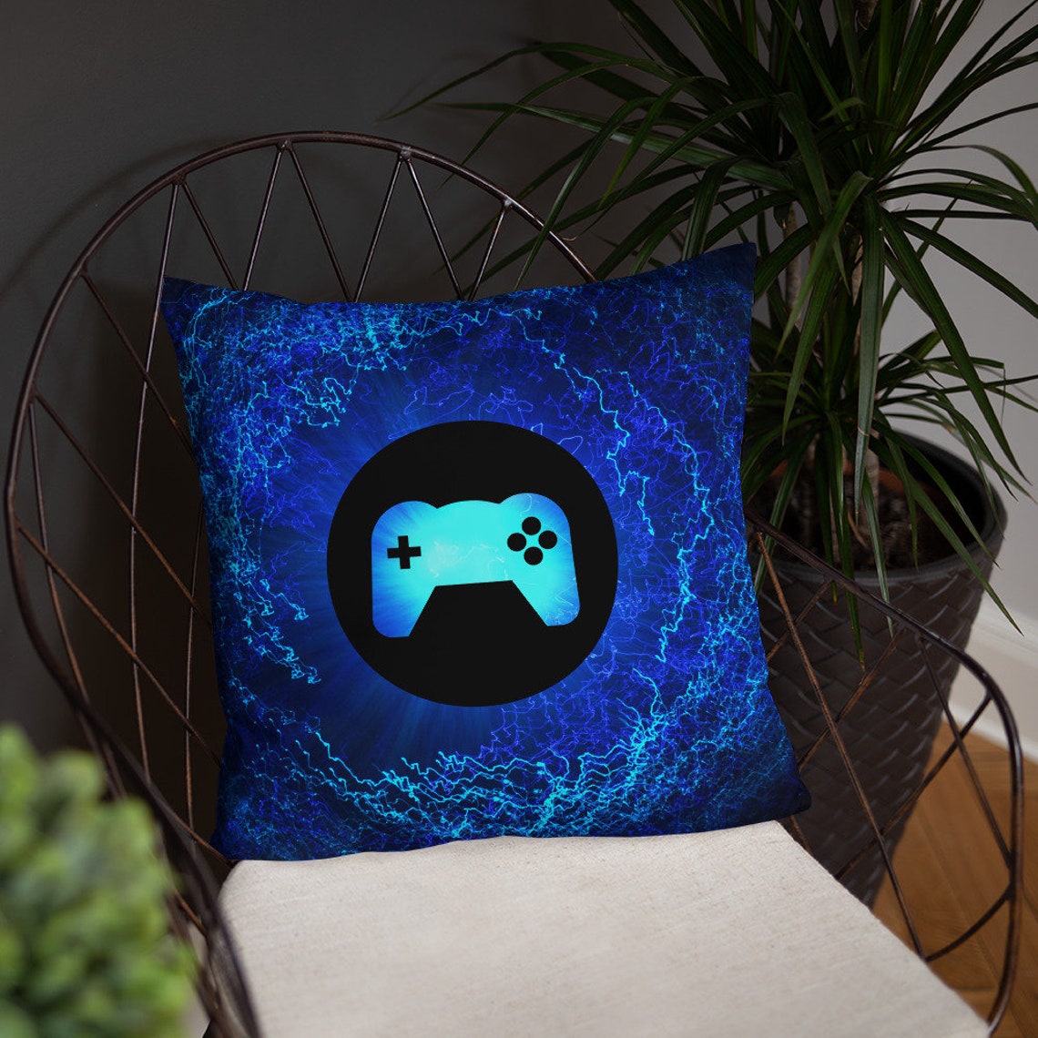 Game Room Accent Pillow Game Room Décor Gamer Gift Gaming Etsy