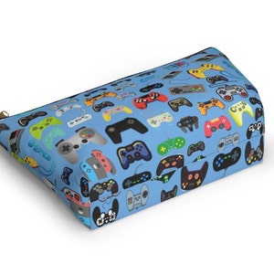 Video Game Accessory Pouch Pencil Cases School Supplies Gamer Gift Game Controller Boys Birthday Travel Bag Game Controller Gaming image 5