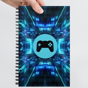 Video Game Spiral Notebook Gamer Gift Game Room Décor Back to School Supplies Home Decor Birthday Gifts Controller Gaming Journal for Him