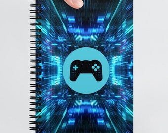 Video Game Spiral Notebook Gamer Gift Game Room Décor Back to School Supplies Home Decor Birthday Gifts Controller Gaming Journal for Him