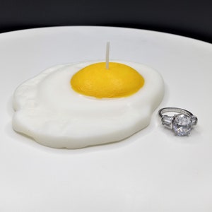 Toast Candle Breakfast Candles Handmade Gifts Fried Egg Coffee Cup Fake Food Art Home Decor Gag Gifts Eggs Stocking Stuffer Food Shape Bread image 7