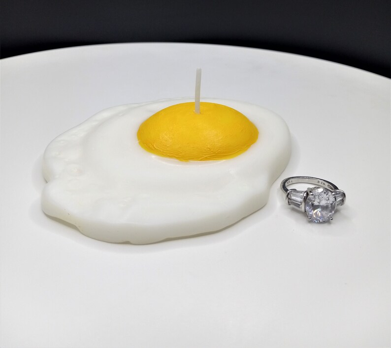 Breakfast Candles Handmade Gifts Fried Egg Toast Coffee Cup Fake Food Art Home Decor Gag Gifts Eggs Stocking Stuffer Food Shape Candles Gift Fried Egg