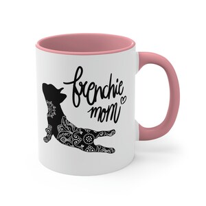 Frenchie Mom Coffee Mug French Bulldog Mom Gift for Dog Lover Ceramic 11 oz Bulldog Sketch Mug Gifts for Her Frenchie Mom Graphic Art image 5