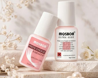EXTRA NAIL GLUE, Press On Nail Glue with Brush, only if customer needs extra glue