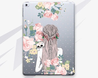 Floral iPad Mini 6 Case iPad Pro 11.4 Case iPad Pro 12.9 2021 Case Flowers iPad 10.2 Case iPad Air 4 Case iPad 8 Gen iPad Gift Case RA2319