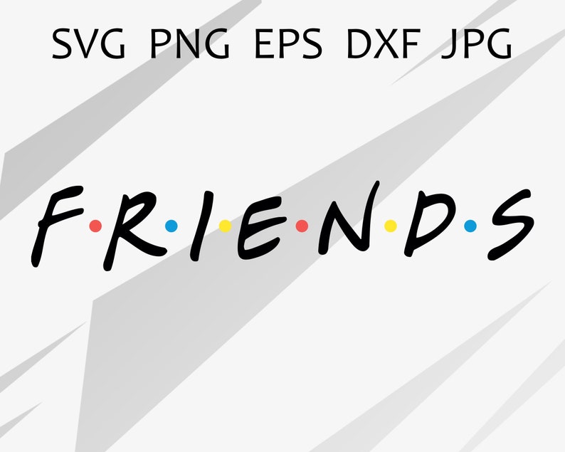 Download Friends Logo Image Svg Friend TV Show eps Vector Download ...