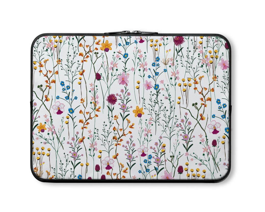 Wildflowers Laptop Bag Protective Laptop Case Nature Laptop Sleeve 13