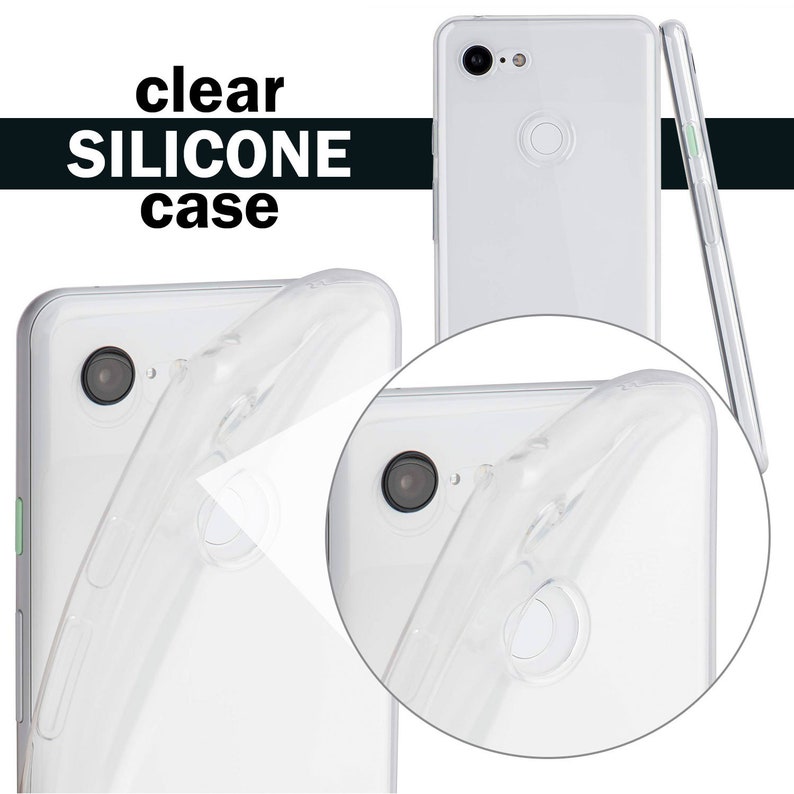Black Marble Google Pixel 3A XL Case Personalized Pixel 3 Cover Protective Silicone Case Google Pixel XL 2 Case Monogram Plastic Case RA1449