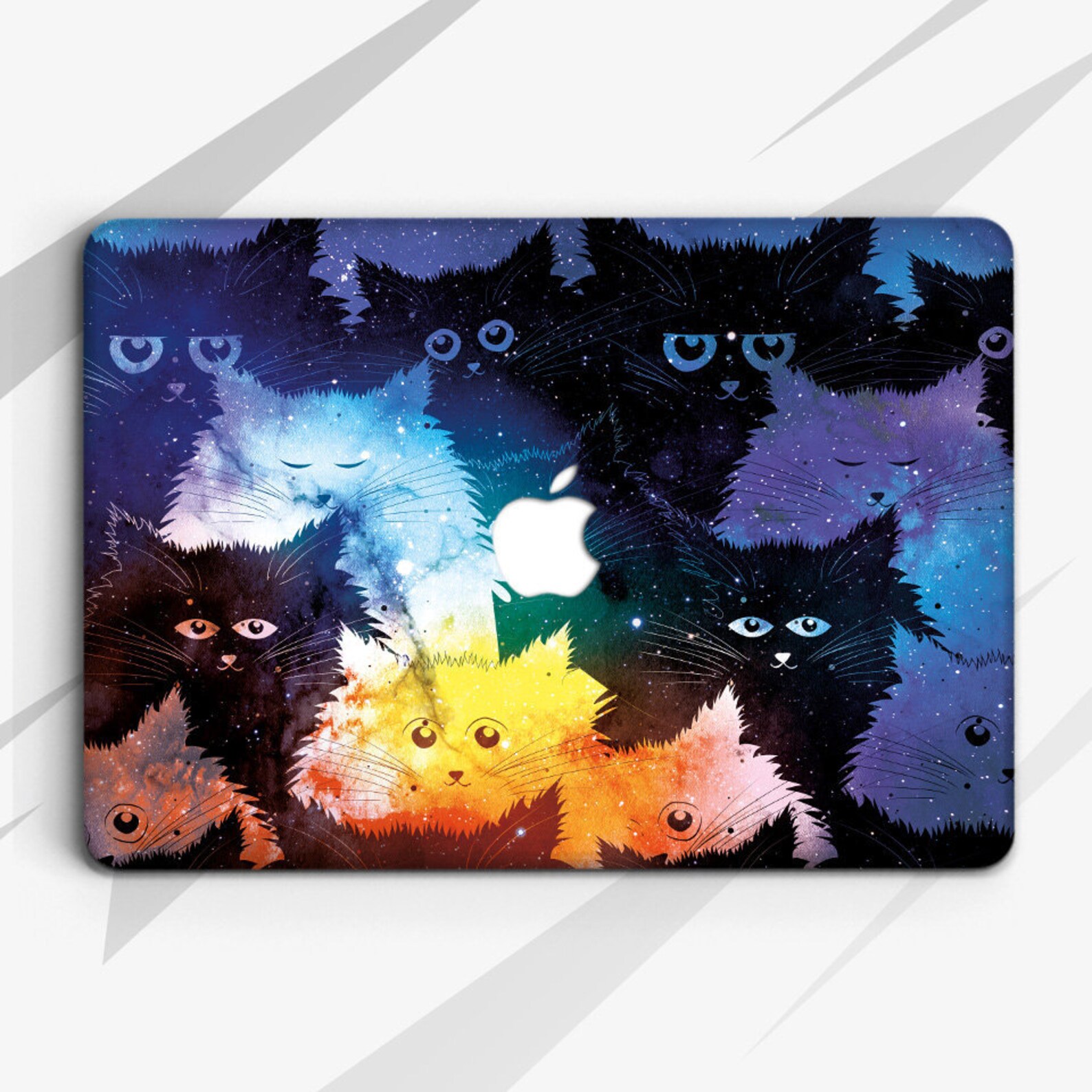 Cute Cat MacBook Pro 13 2018 Case Star Night MacBook Air 11 Etsy