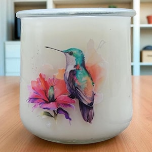 Hummingbird candle