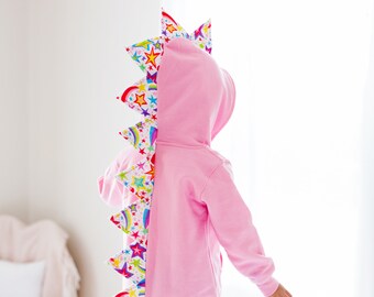 girl dinosaur hoodie