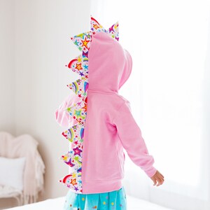 girls dinosaur hoodie
