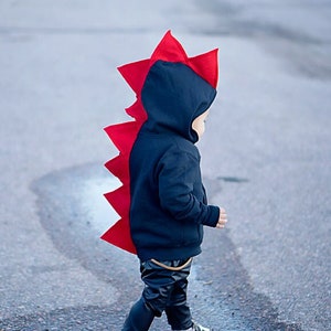 Dinosaur Hoodie, Kids Hoodie,  Dino Spike Shirt, Toddler Sweatshirt, Dinosaur Costume, Dinosaur Birthday Party Gifts, Kids Gifts,
