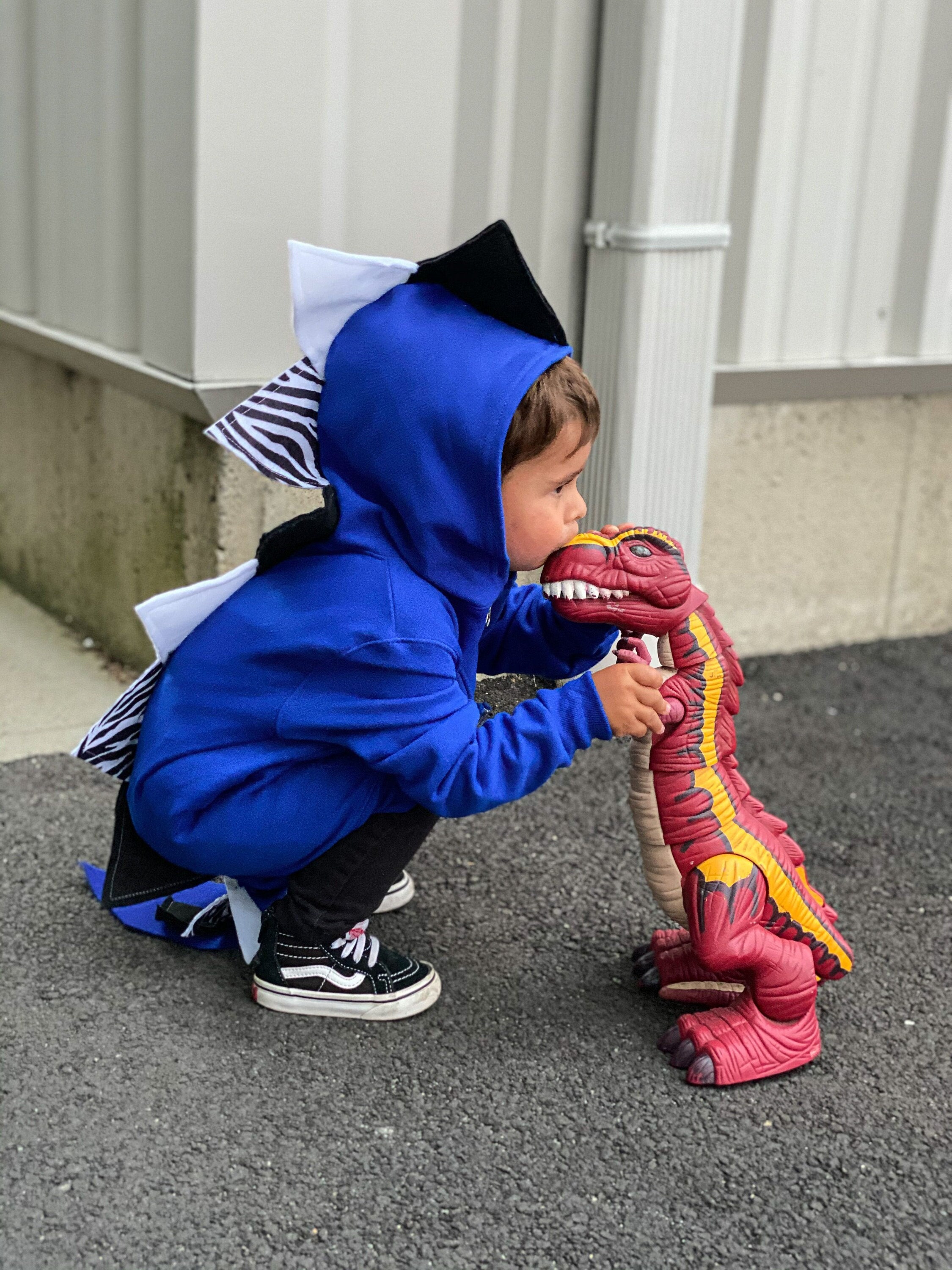 Blue Dragon Costume With Tail Dino Spike Shirt Boy Dragon Hoodie Kids Halloween Costume Toddler Boy Dino Hoodie Gift Idea for Kids Etsy