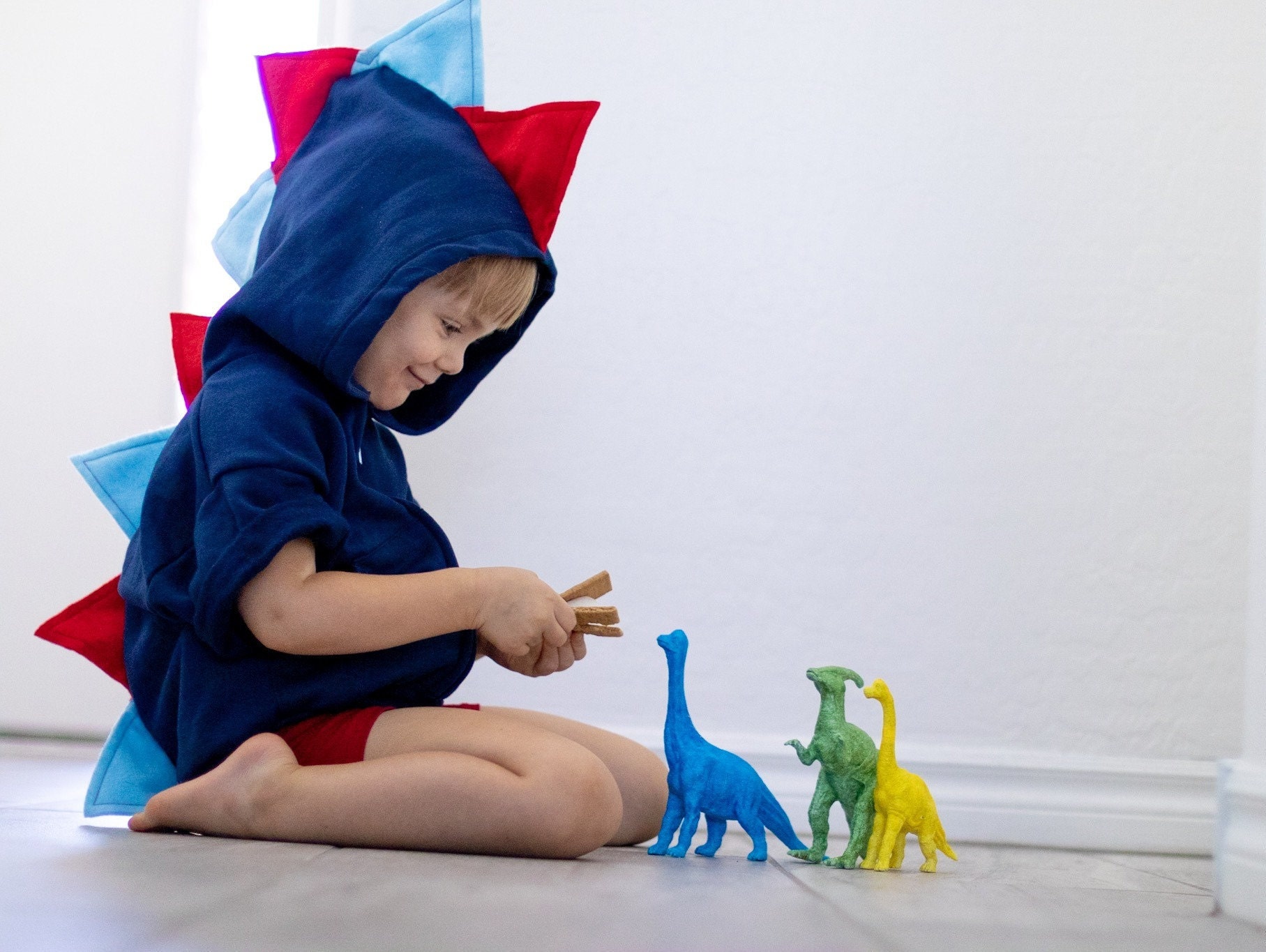 Toddler Boy Dino Hoodie Blue Dinosaur Dinosaur Hoodie With 