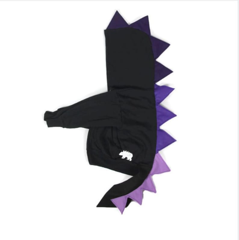 Purple Dragon Hoodie Dinosaur Birthday Party Toddler Dino - Etsy