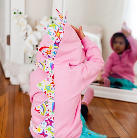 girls dinosaur hoodie