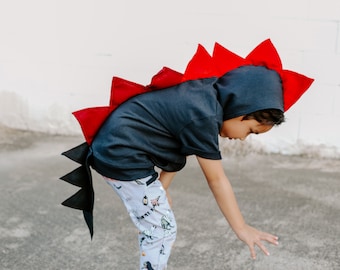 Dragon Costume, Halloween Hoodie, Dragon Tail Costume, Kids Dress Up, Toddler Dragon Costume, Toddler Boy Halloween Costume