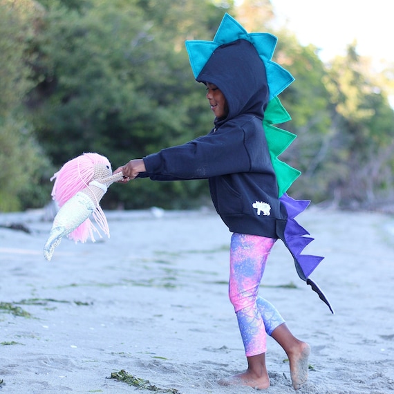 Girl Dinosaur Costume Mermaid Tail Purple Dinosaur - Etsy UK