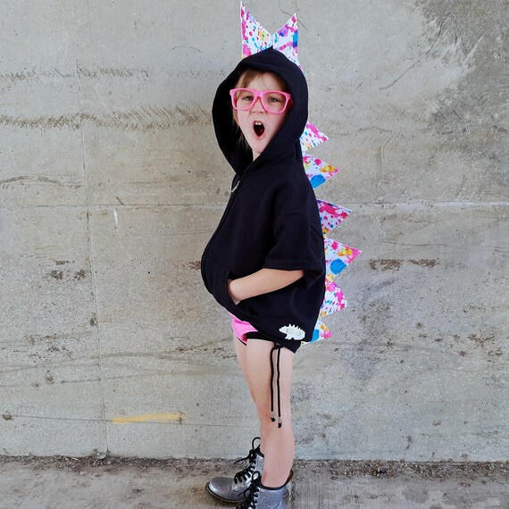 girls dinosaur hoodie