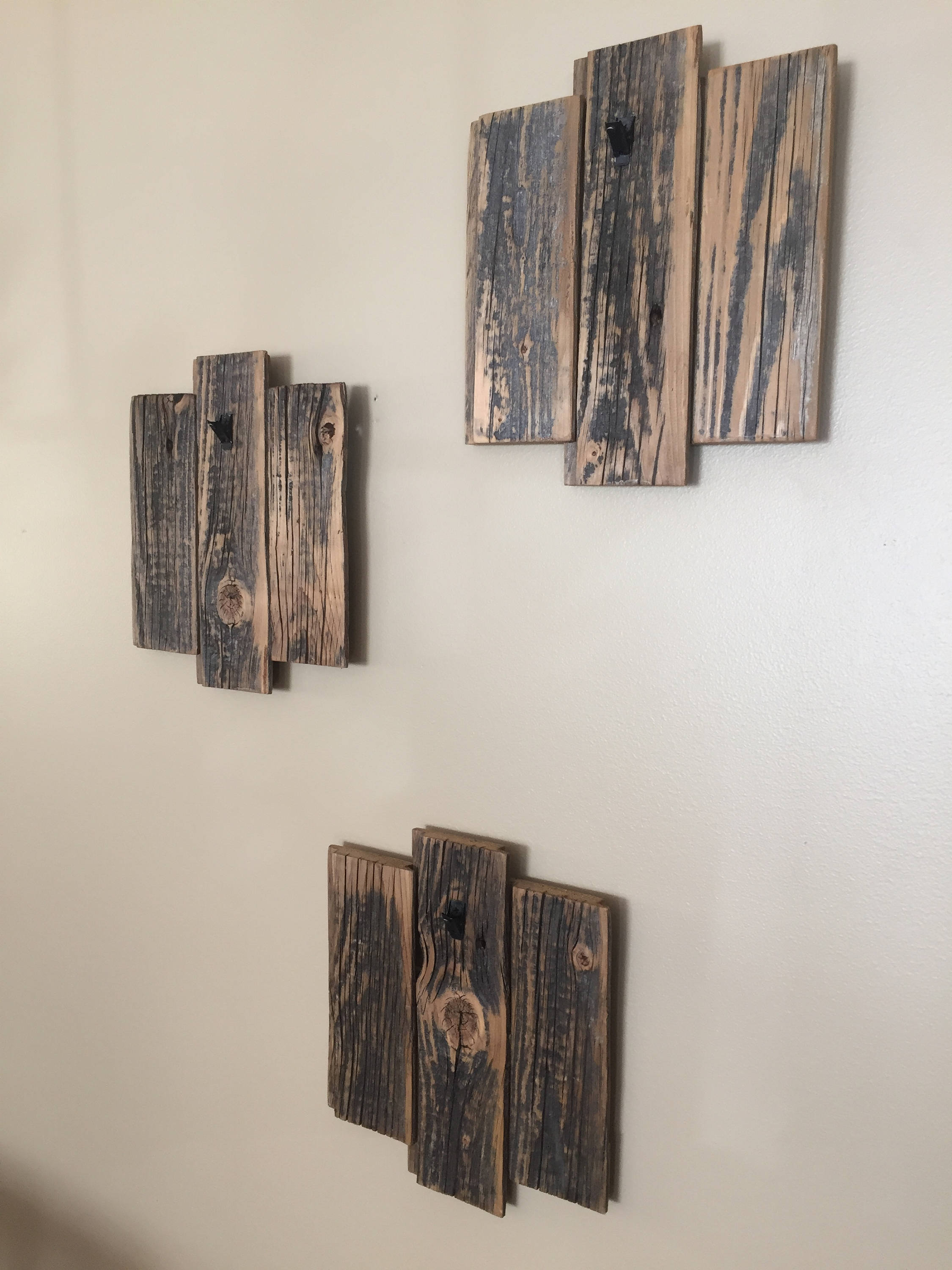 Rustic Barnwood Photo Wall Mount Boards Etsy