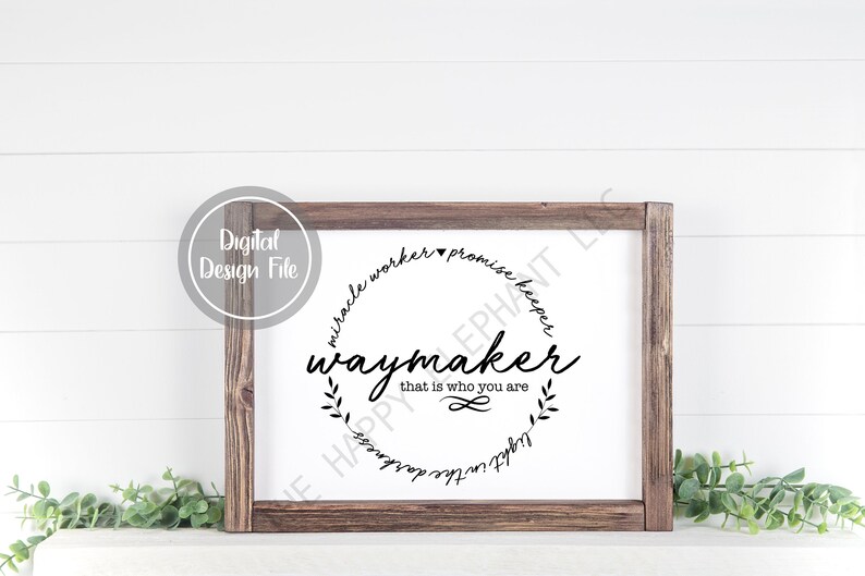 Waymaker SVG Way maker SVG Waymaker Print svg png Digital ...