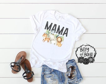 Mama of the Wild One Shirt, Zoo Animal Mama Shirt, Matching Birthday Shirts, Mom of the Birthday Boy Shirt, Family Shirts,Zoo Birthday Shirt