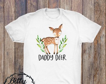Daddy Deer Shirt, Wild Ones Dad Shirt, Dad of the Birthday Girl Shirt, Matching Family Shirts, Deer Birthday Shirt, Matching Birthday Shirts