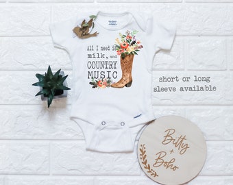 baby boy western onesies