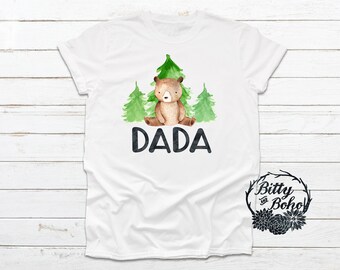 Daddy of the Wild One Shirt, Wild Ones Dad Shirt, Dad of the Birthday Boy Shirt, Matching Family Shirts, Woodland Birthday,Matching Birthday