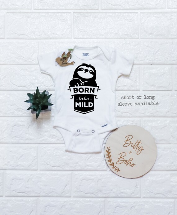 sloth baby onesie