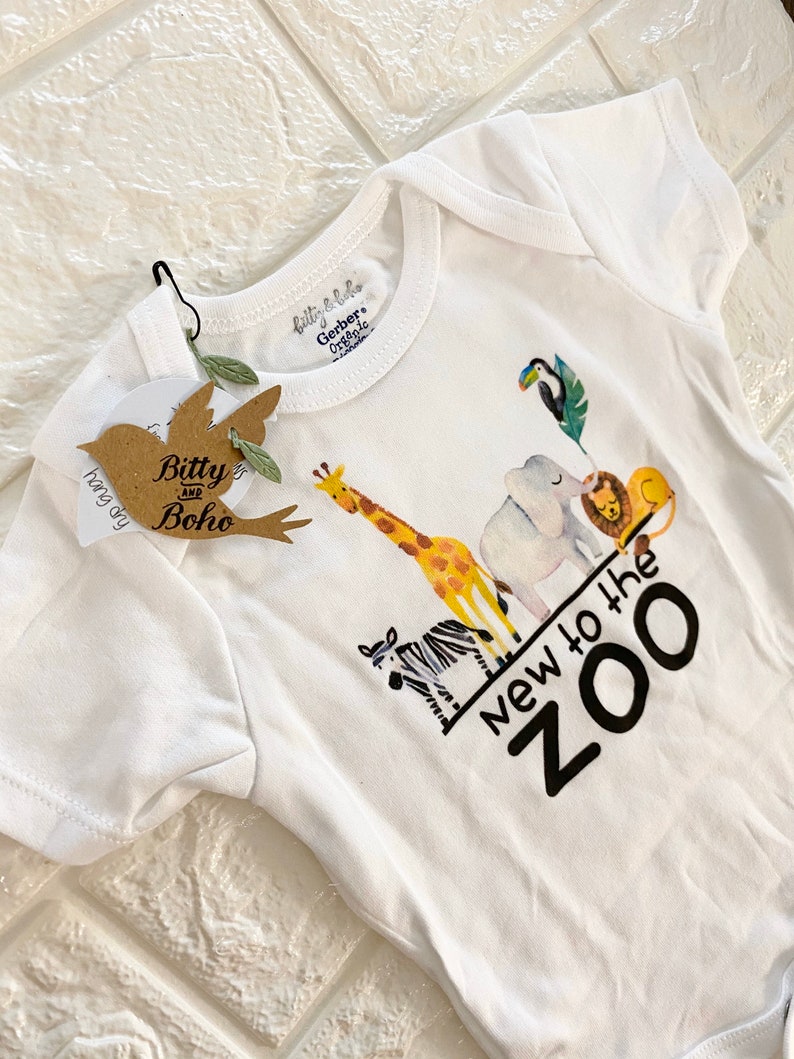 Zoo Onesie® Zoo Baby Shower Gift Unisex Baby Clothes Boho Etsy