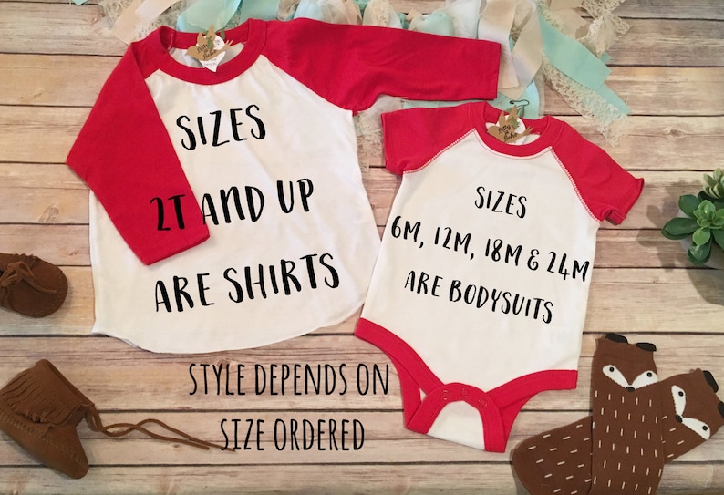 Christmas Baby Outfit Custom Reindeer Shirt Red Raglan Tee Cute Christmas Shirts Personalized Christmas Shirts Christmas Baseball Shirt