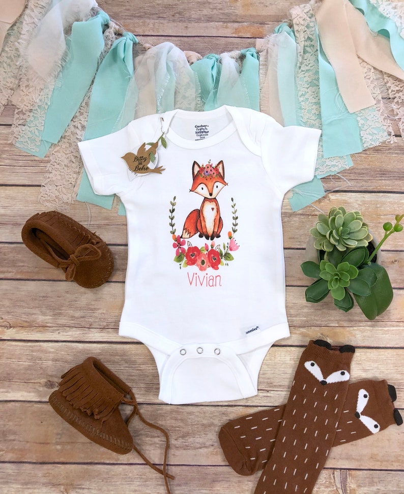 custom baby name onesie