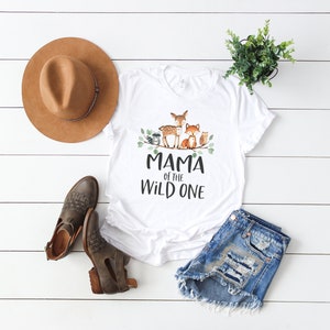 Mama of the Wild One Shirt, Matching Birthday Shirts, Mom of the Birthday Boy Shirt, Family Shirts, Woodland Birthday Shirt, Family Birthday