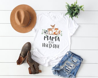 Mama of the Wild One Shirt, Matching Birthday Shirts, Mom of the Birthday Boy Shirt, Family Shirts, Woodland Birthday Shirt, Family Birthday