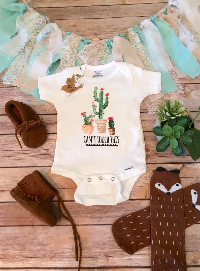 Cactus Onesie® Funny Onesies Funny Baby Onesies Baby Shower Etsy
