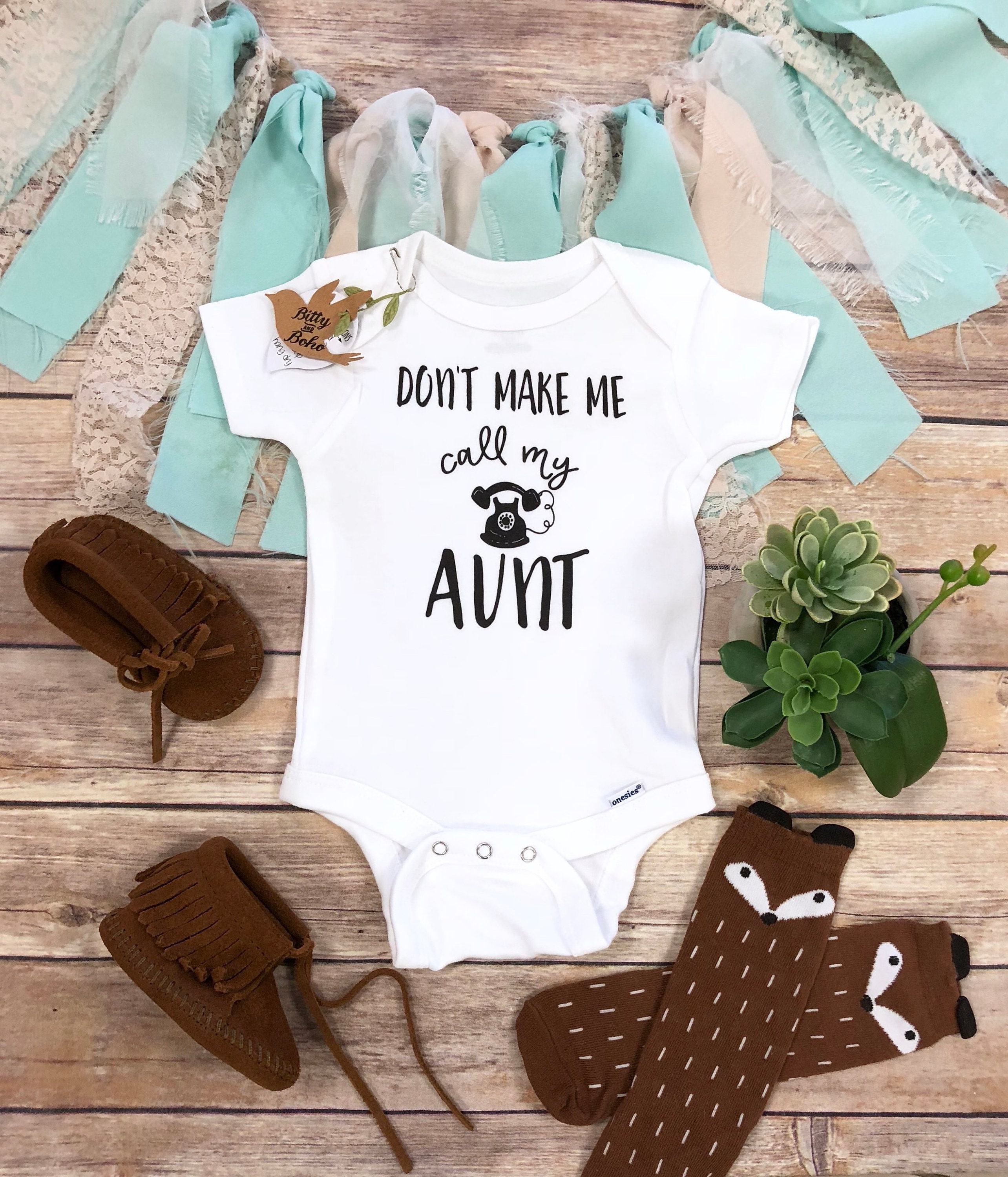 Aunt Onesie® Aunt Gift Aunt Baby Bodysuit Funny Onesies Etsy
