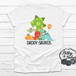 Daddy Dinosaur Shirt, Dad of the Birthday Boy Shirt, Matching Family Shirts, Dinosaur Birthday Shirt, Matching Birthday Shirts, Daddy-Saurus