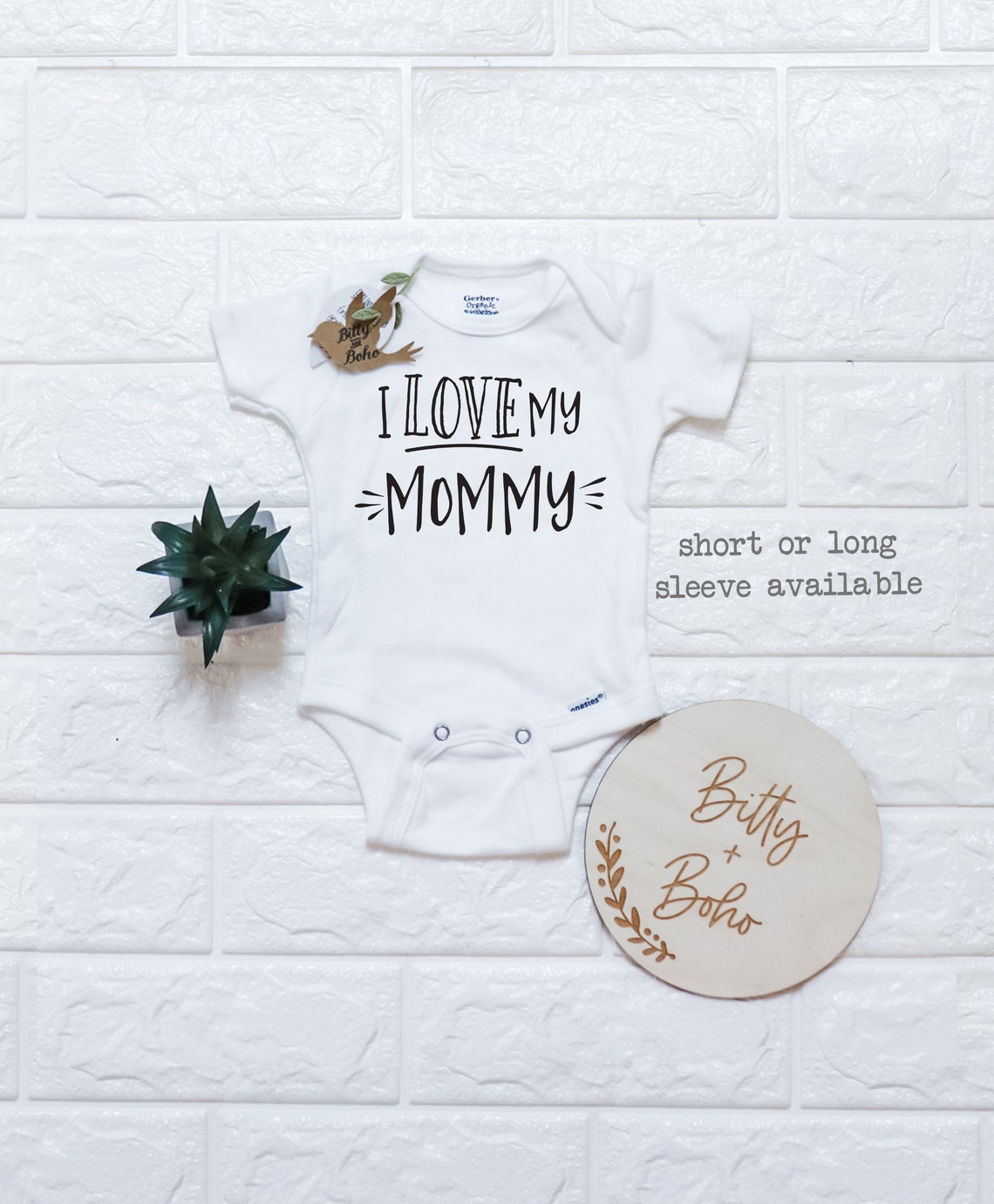 I Love My Mommy Onesie® Hipster Baby Clothes Mom Onesie Etsy