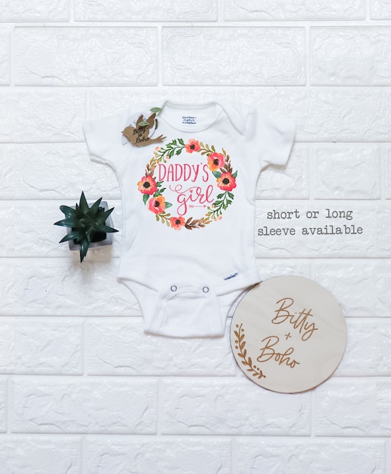 Daddy's Girl Onesie®, Fathers Day Gift From Baby, Cute Baby Clothes,  Fathers Day Onesie, Baby Girl Clothes, Daddy Onesie,Dad Gift,Dad Onesie