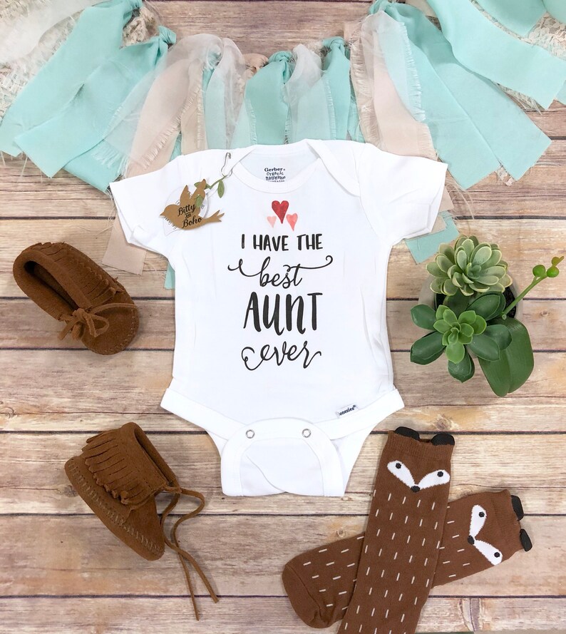 Aunt Onesie® Unique Baby Gift Unisex Baby ClothesAunt Etsy