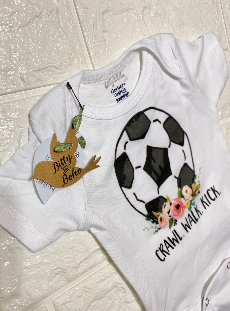 Soccer Onesie® Baby Girl Clothes Soccer Ball Onesie Baby Etsy