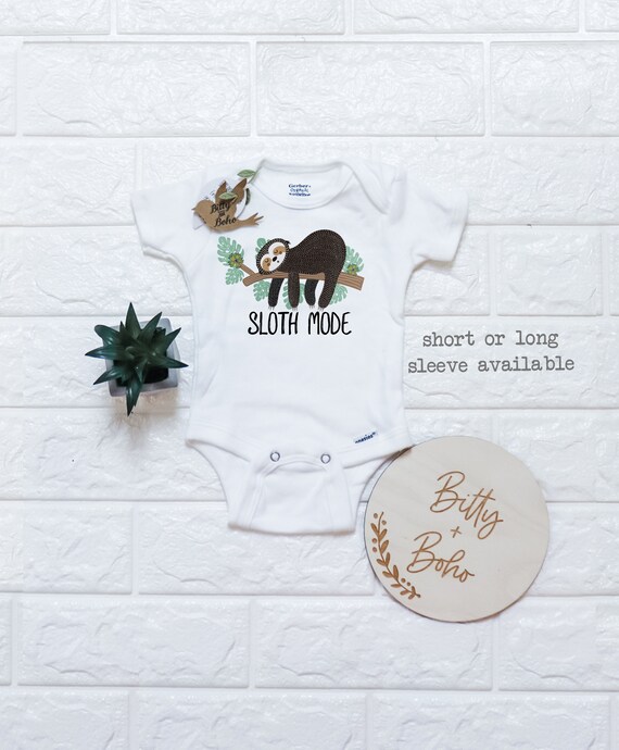 sloth baby clothes