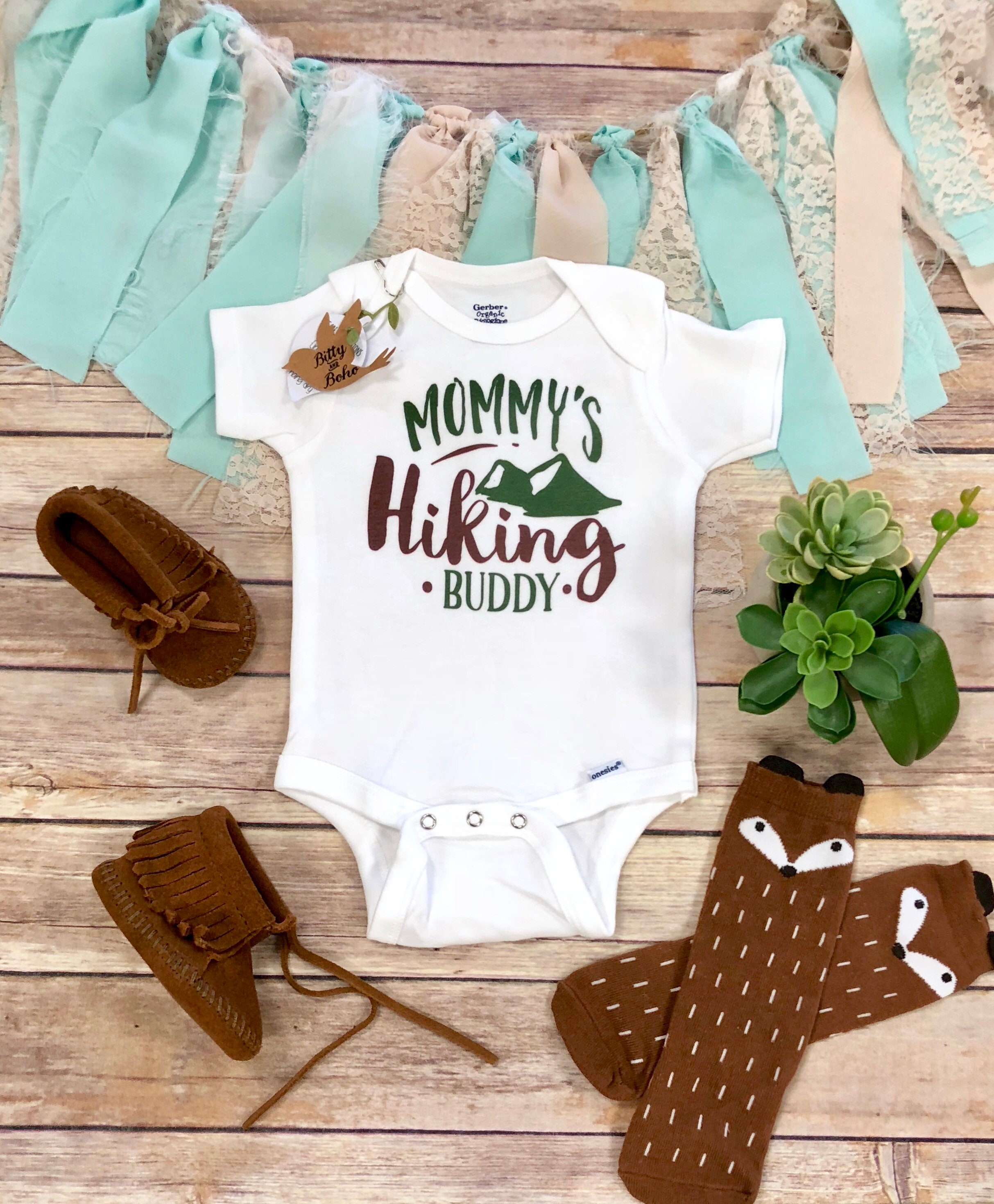 Hiking Onesie® Baby Boy Clothes Baby Shower Gift Cute Etsy
