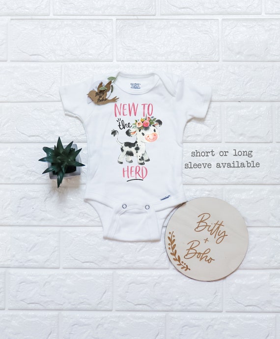 new to the herd onesie
